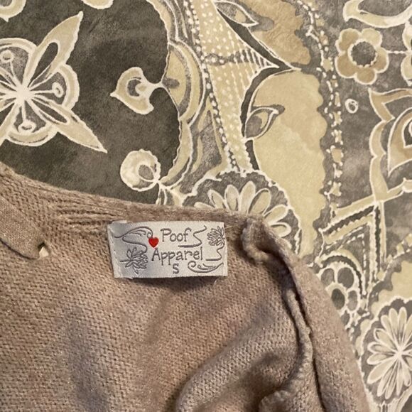 Poof Apparel Cardigan with front pockets - Picture 3 of 5